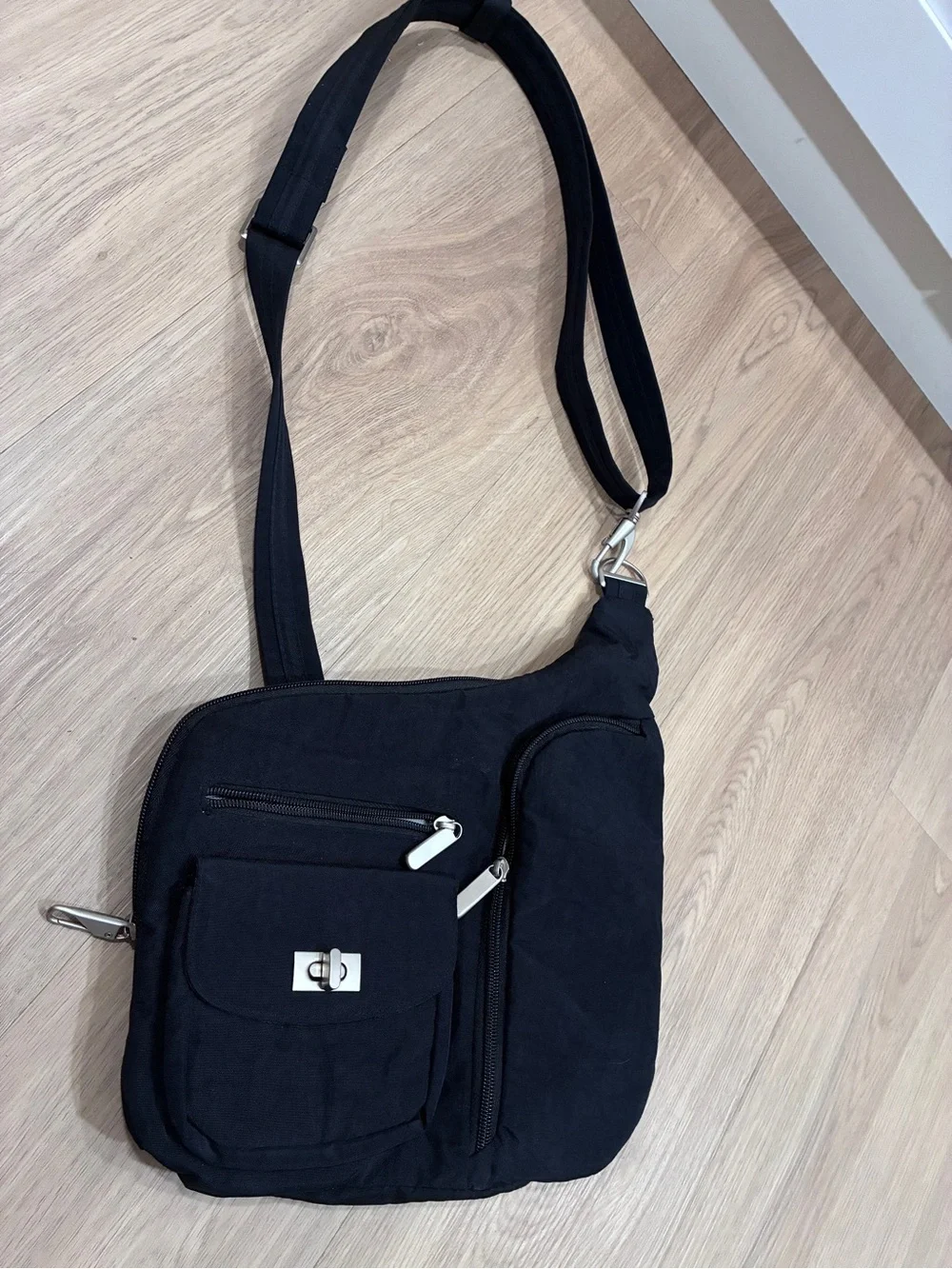 Black Crossbody Sling Bag